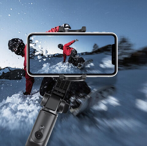 3-In-1 Gimbal Camera Stabilizer For Phone - iPhone And Android