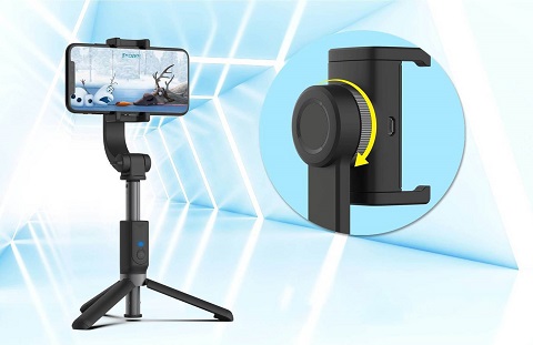 3-In-1 Gimbal Camera Stabilizer For Phone - iPhone And Android