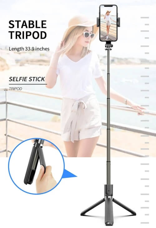 3-In-1 Gimbal Camera Stabilizer For Phone - iPhone And Android