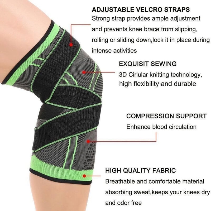 3D Adjustable Knee Compression Sleeve