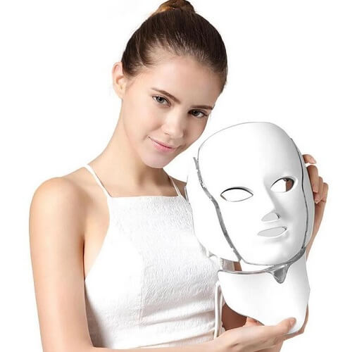 7 Colors LED Photon Light Mask For Face And Neck