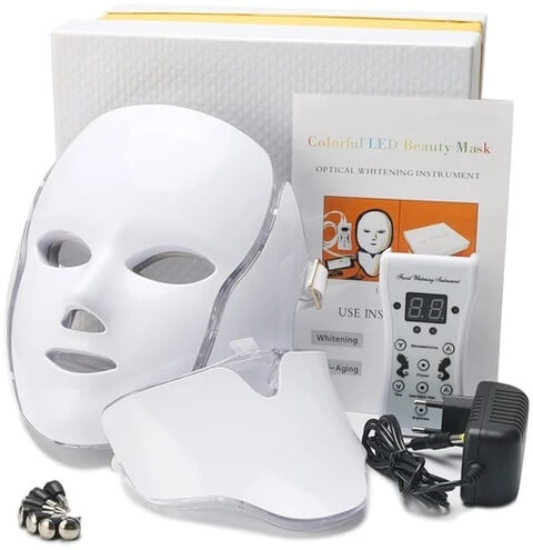 7 Colors LED Photon Light Mask For Face And Neck