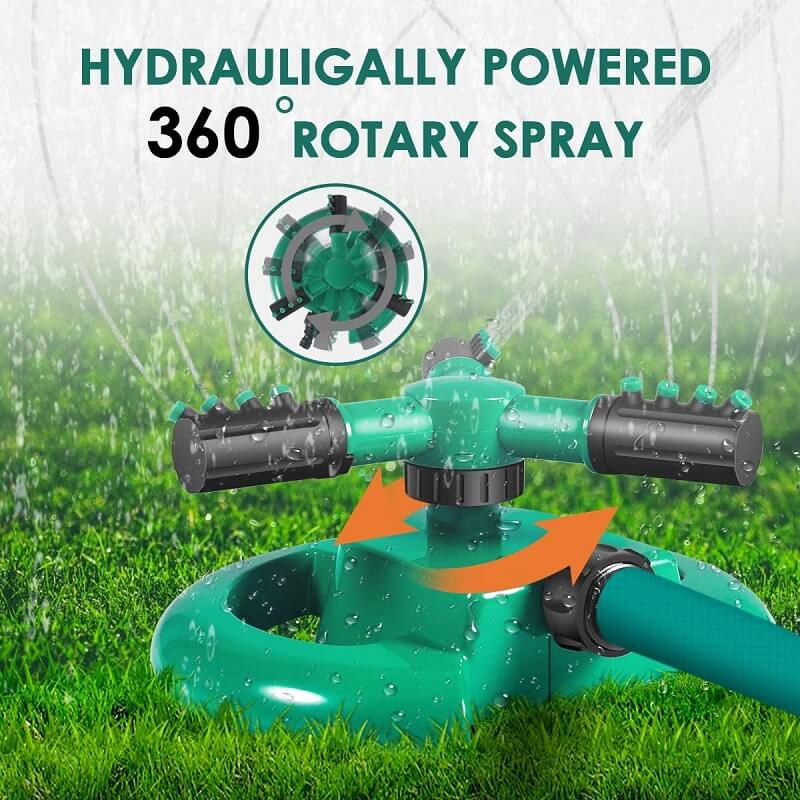 360 Degree Lawn Garden Water Sprinkler Irrigation System