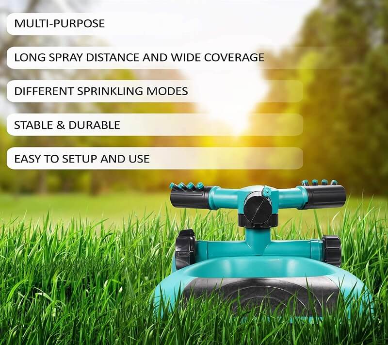 360 Degree Lawn Garden Water Sprinkler Irrigation System