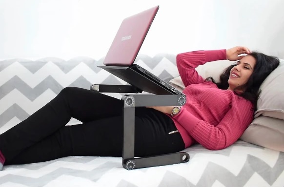 Adjustable Portable Laptop Stand For Desk And Bed