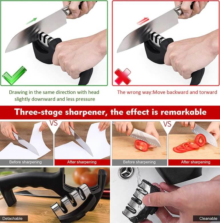 Kitchen Knife And Scissors Sharpener
