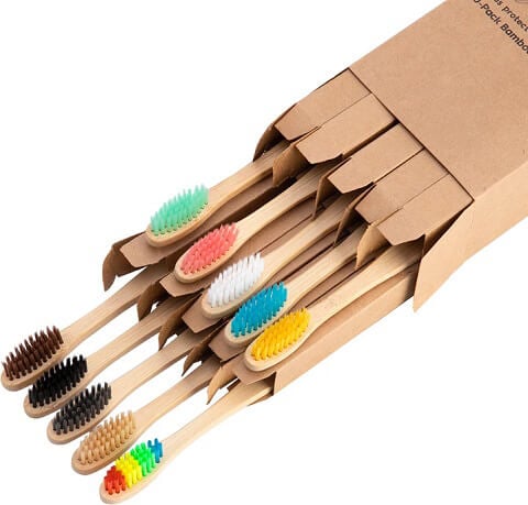 Biodegradable Eco-Friendly Natural Bamboo Toothbrush - Soft Bristle