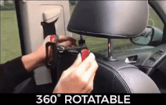 Car Back Seat Rotatable Phone Holder