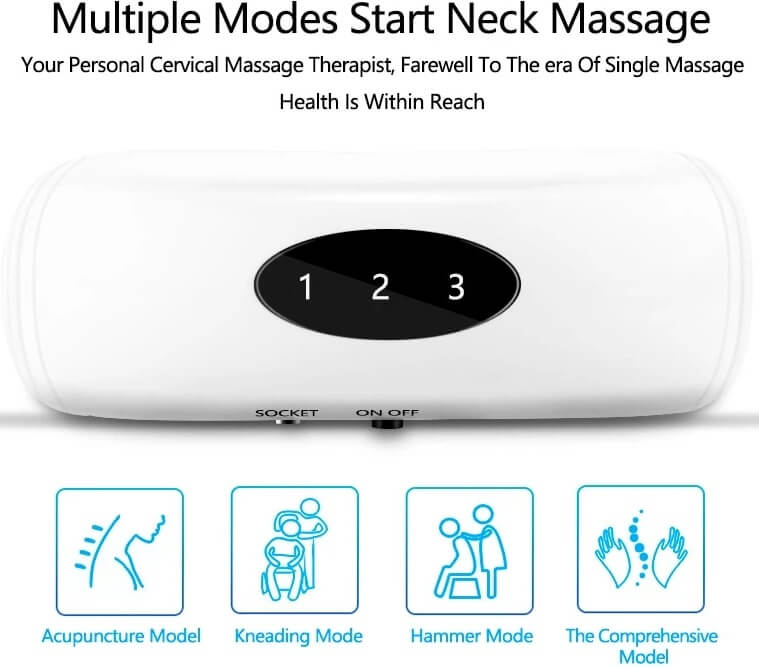 Electric Pulse Neck And Shoulder Massager