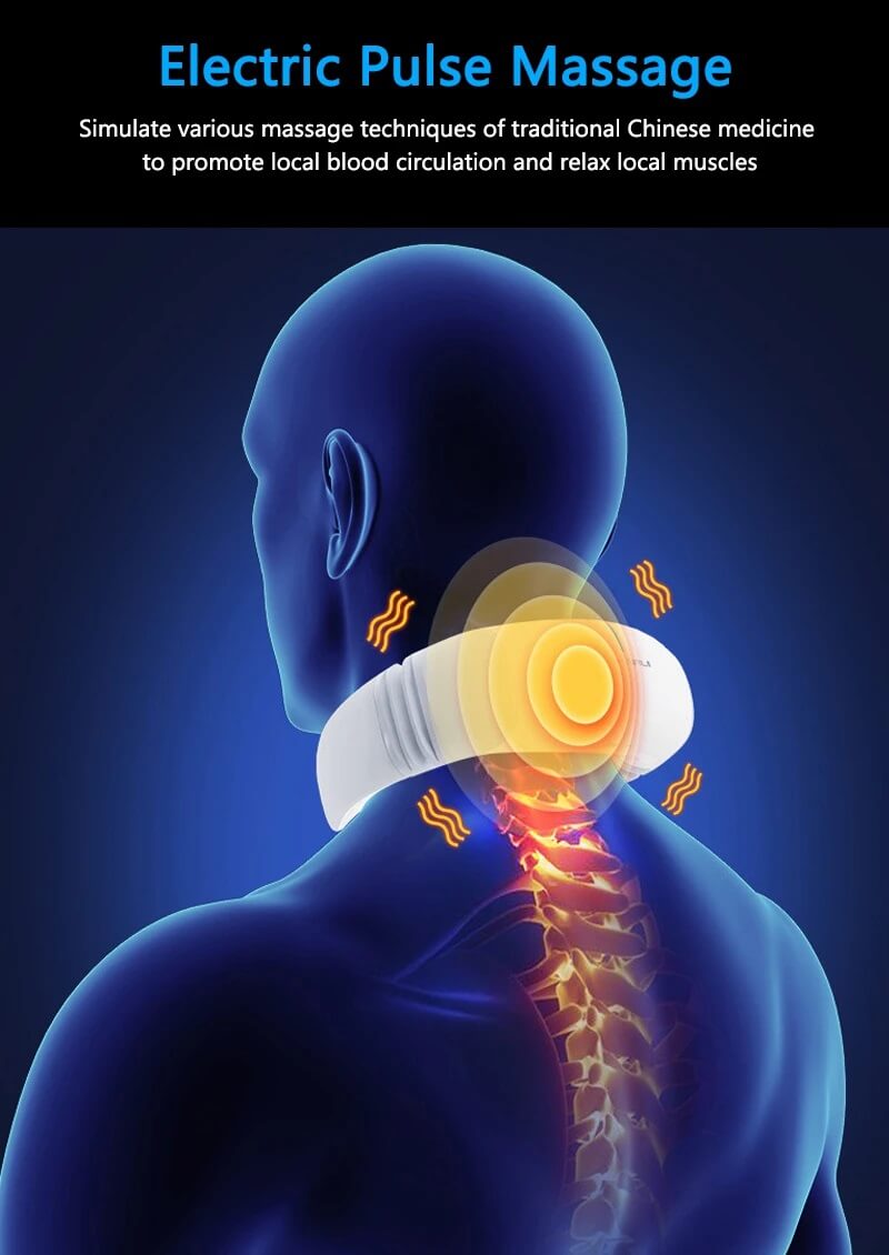Electric Pulse Neck And Shoulder Massager