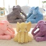 Elephant Stuffed Animal - Infant Soft Cuddly Plush Toy & Baby Cuddle Doll Pillow - Image 2