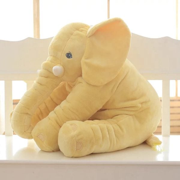 Elephant Stuffed Animal - Infant Soft Cuddly Plush Toy & Baby Cuddle Doll Pillow - Image 6