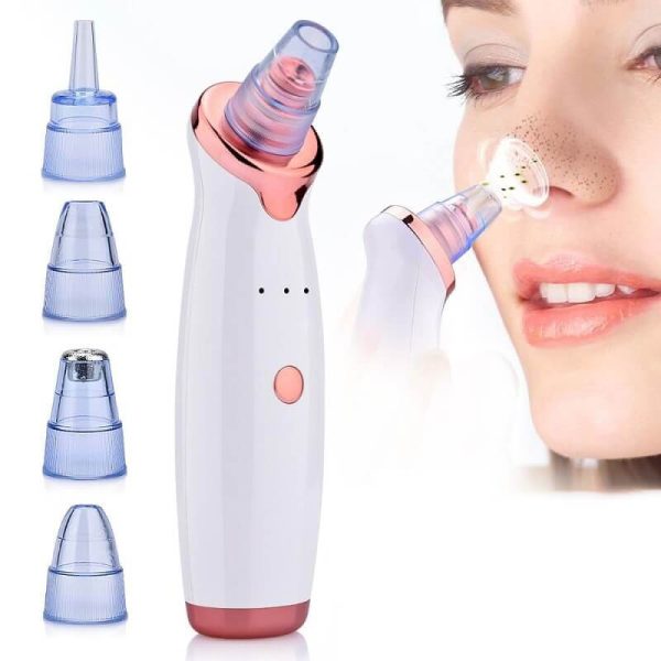 Blackhead On Nose Remover - Comedone Removal Extractor Tool & Pore Vacuum Suction Kit