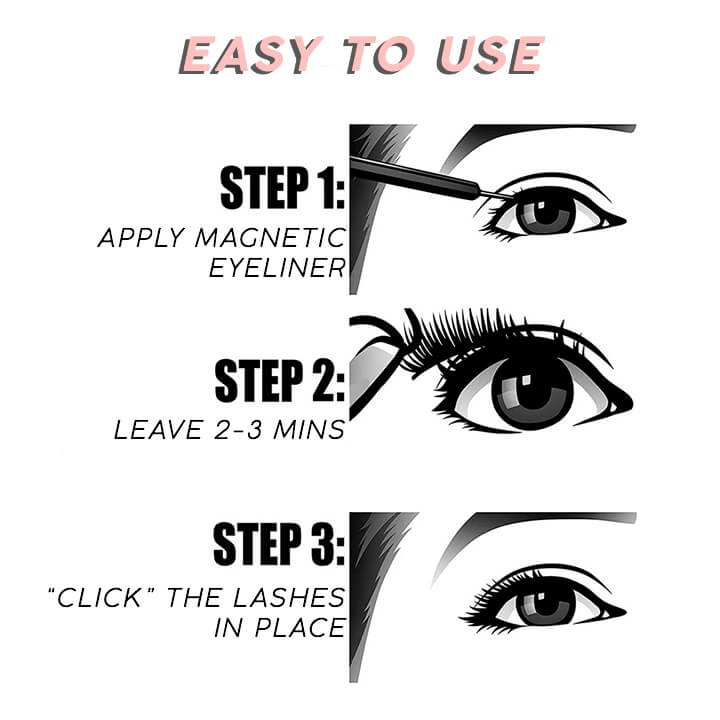 Magnetic Eyeliner And False Lashes Set