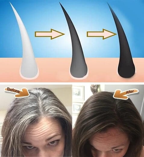 Reverse Grey Hair Darkening Polygonum Shampoo