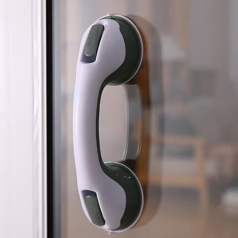 Shower Bathroom Suction Cup Safety Grab Bars For Elderly And Handicap