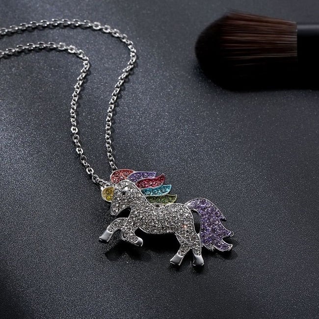 Crystal Rainbow Unicorn Jewelry
