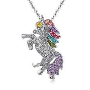 Crystal Rainbow Unicorn Jewelry