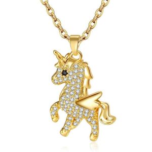 Golden Flying Unicorn Jewelry