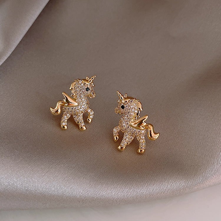 Golden Flying Unicorn Jewelry