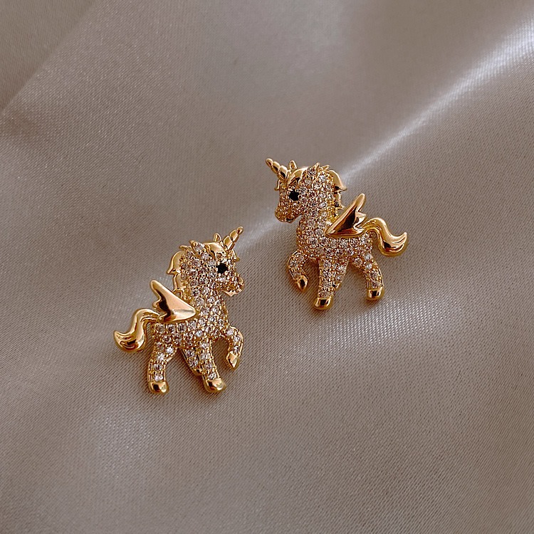 Golden Flying Unicorn Jewelry