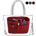 Multi-Pocket Purse Insert Organizer