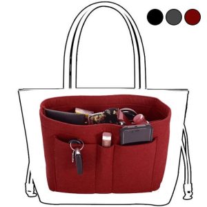 Multi-Pocket Purse Insert Organizer