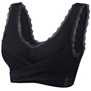 Seamless Wireless Lace Push Up Bra