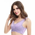 Seamless Wireless Lace Push Up Bra - Image 3