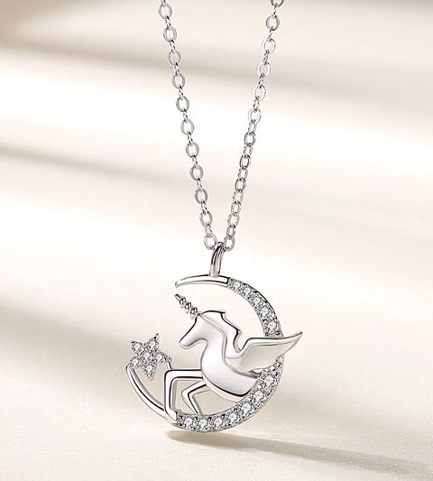I Love You To The Moon And Back Unicorn Jewelry