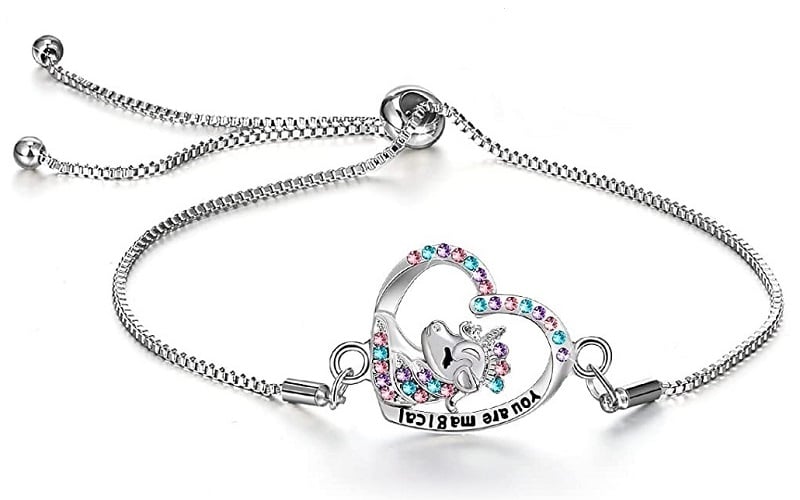 Magical Heart Pendant Unicorn Jewelry