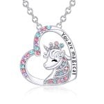 Magical Heart Pendant Unicorn Jewelry - Image 2