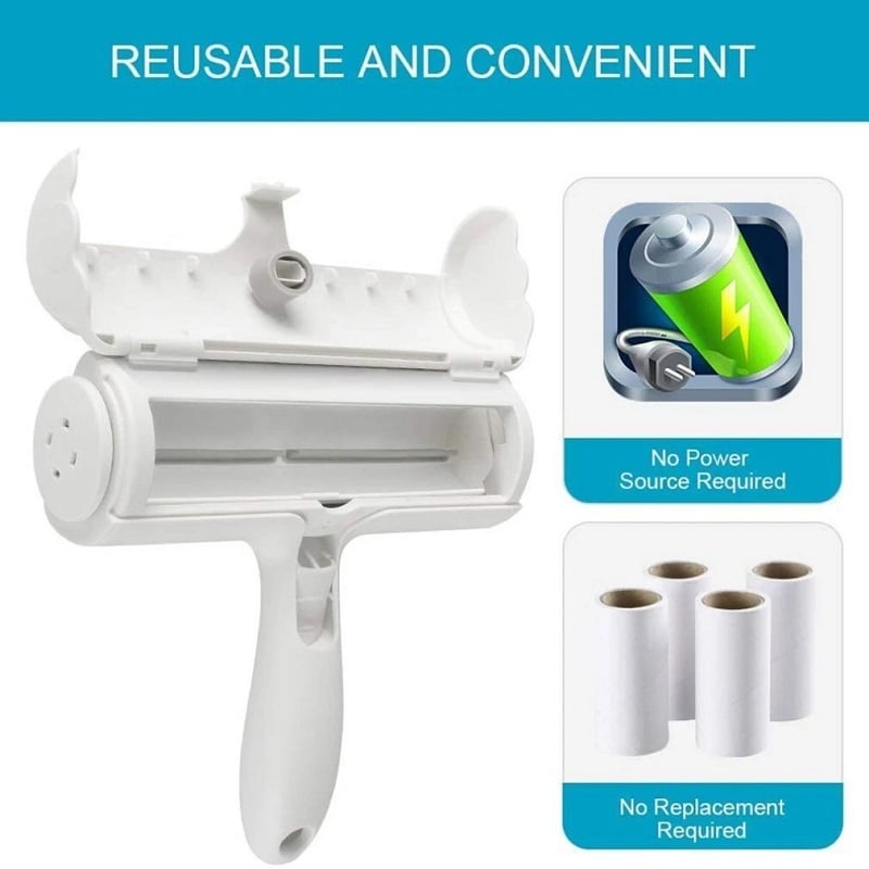 Pet Hair Remover Roller - Dog Cat Fur Toll For Furniture & Carpet