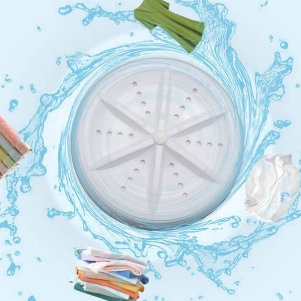 Portable Mini Washing Machine - USB Powered Ultrasonic Washer - Image 1