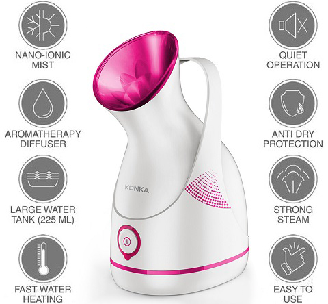 Professional Portable Mini Facial Steamer - Face Humidifier And Sauna