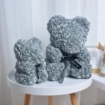 Roses Flower Teddy Bear With Gift Box - Image 5