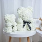 Roses Flower Teddy Bear With Gift Box - Image 3