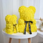 Roses Flower Teddy Bear With Gift Box - Image 6