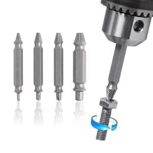 Set Of 4 Damaged Screw Extractor