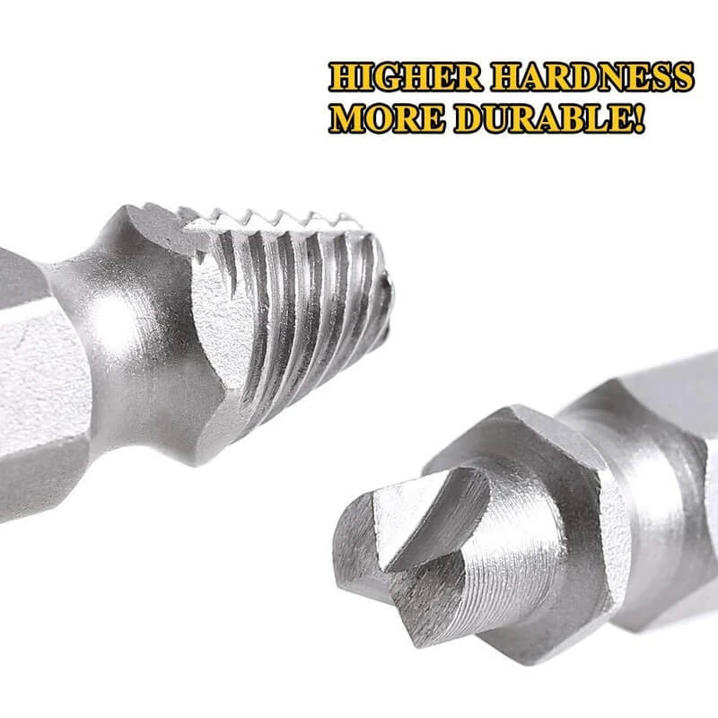 Set Of 4 Damaged Screw Extractor