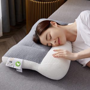 Ideal Pillow For Side Sleepers - Cervical Support For Neck Pain Stiffness & Strain Problems