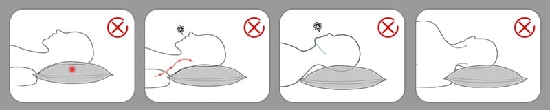 Ideal Pillow For Side Sleepers - Cervical Support For Neck Pain Stiffness & Strain Problems