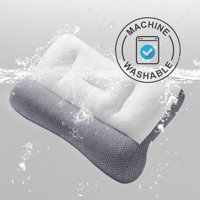 Ideal Pillow For Side Sleepers - Cervical Support For Neck Pain Stiffness & Strain Problems