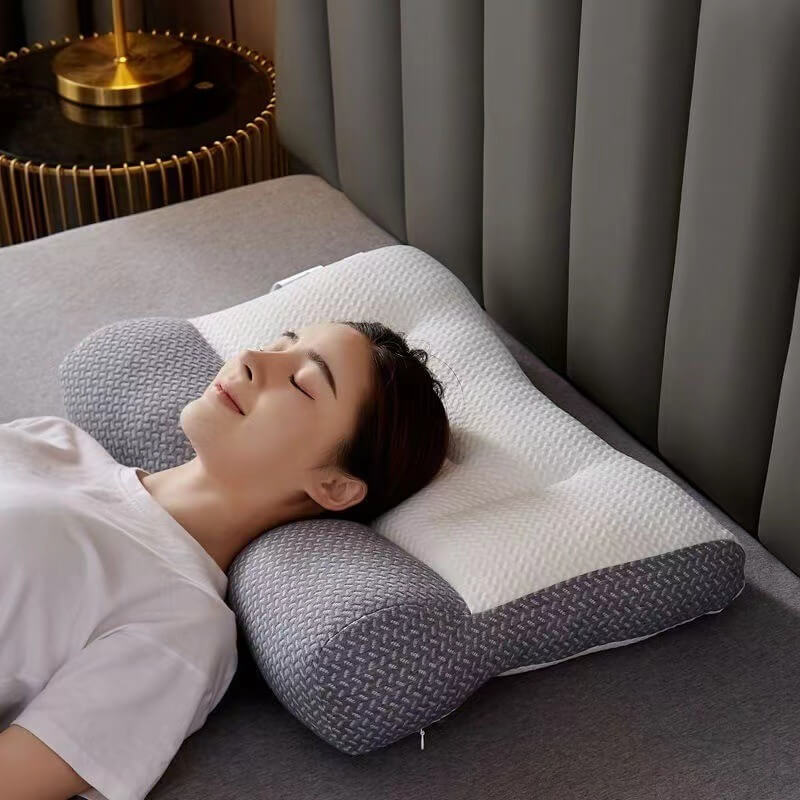 Ideal Pillow For Side Sleepers - Cervical Support For Neck Pain Stiffness & Strain Problems