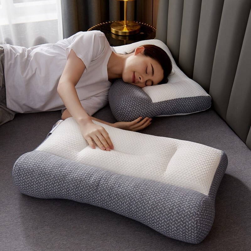 Ideal Pillow For Side Sleepers - Cervical Support For Neck Pain Stiffness & Strain Problems