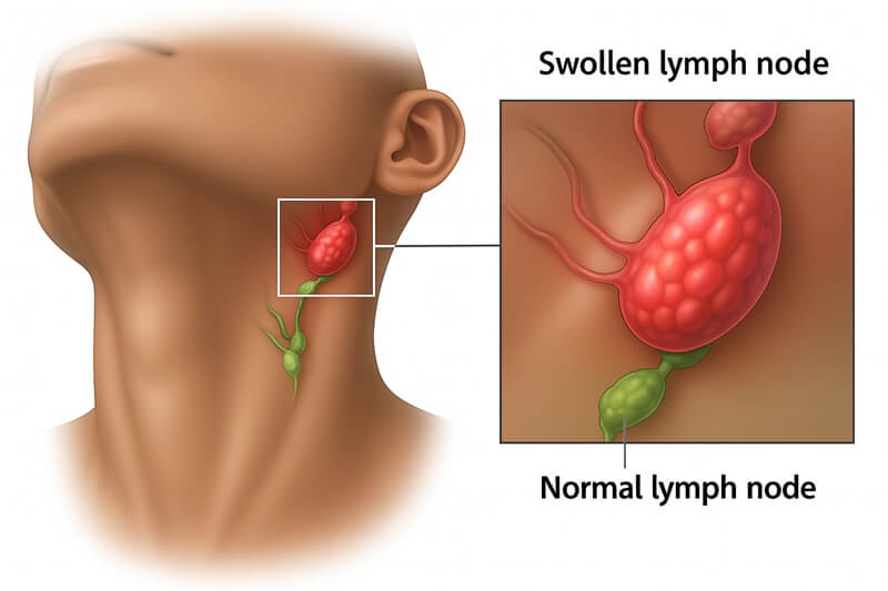 Enlarged Swollen Lymph Nodes In Neck & Under Arm Cream - Lymphadenopathy & Adenopathy