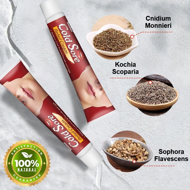 Cold Sore On Lip​ Self-care Treatment​ - Get Rid Of & Kills Cold Sores Fever Blisters Treatments